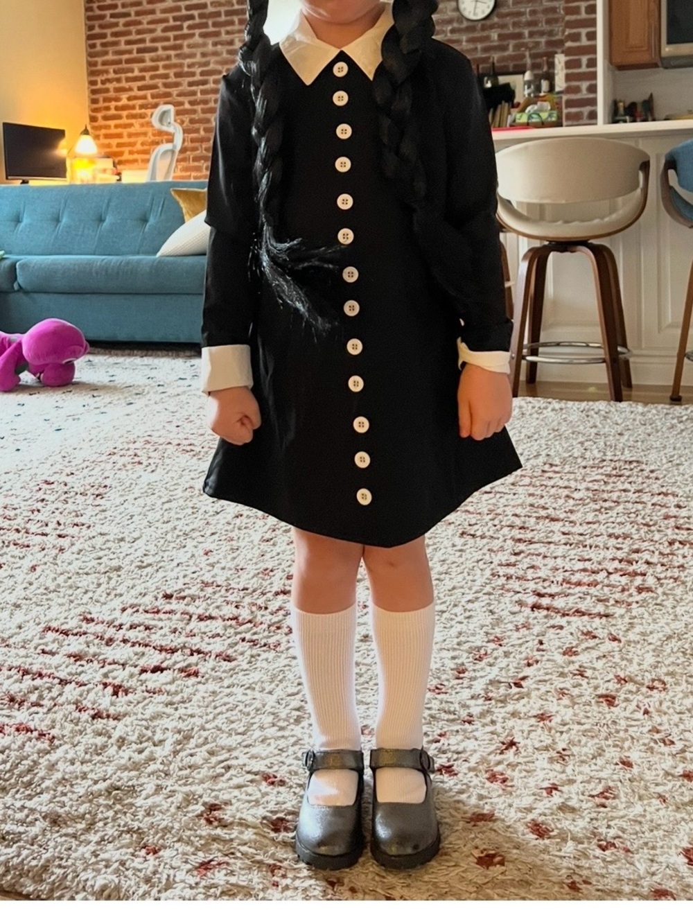Wednesday Addams Toddler 3-4T Halloween Costume